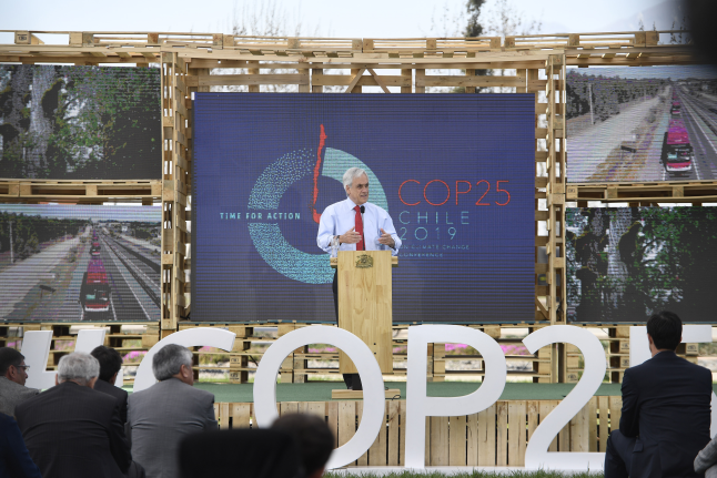 Presidente Piñera presenta agenda ciudadana de COP Chile 25