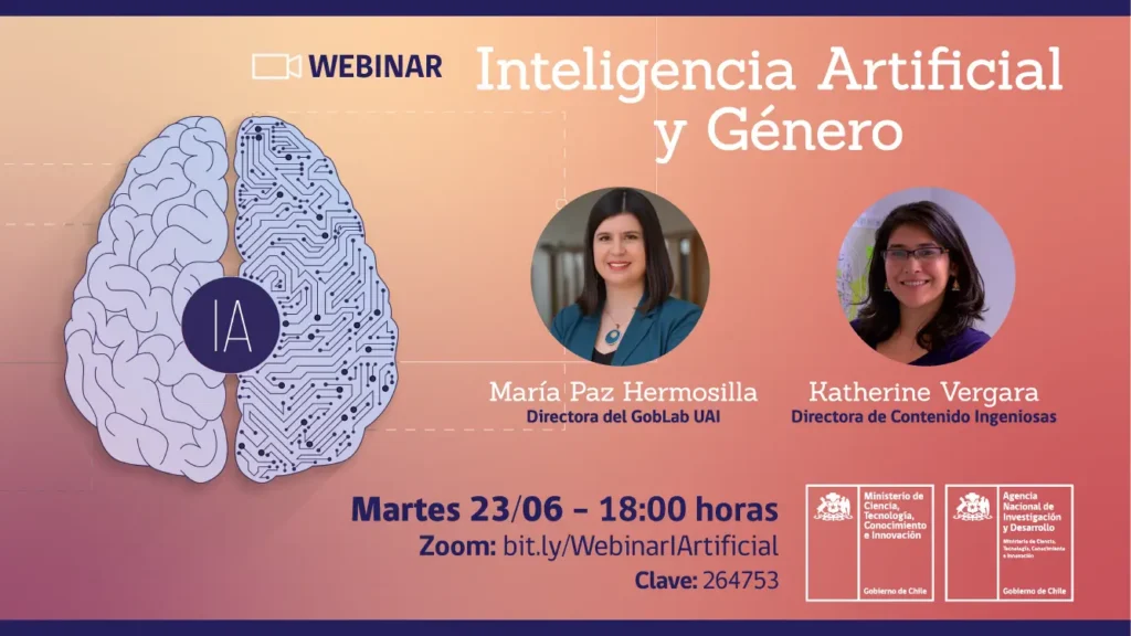 Ministerio de Ciencia invita a webinar sobre sesgos de género en Inteligencia Artificial