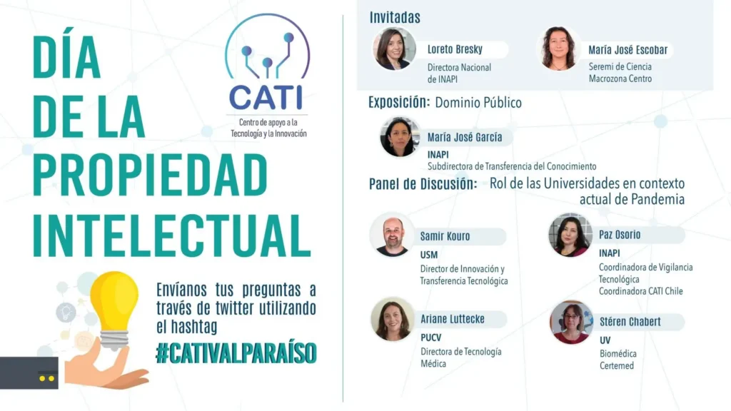 Seremi María José Escobar participa de celebración regional del Día Internacional de la Propiedad Intelectual en Valparaíso