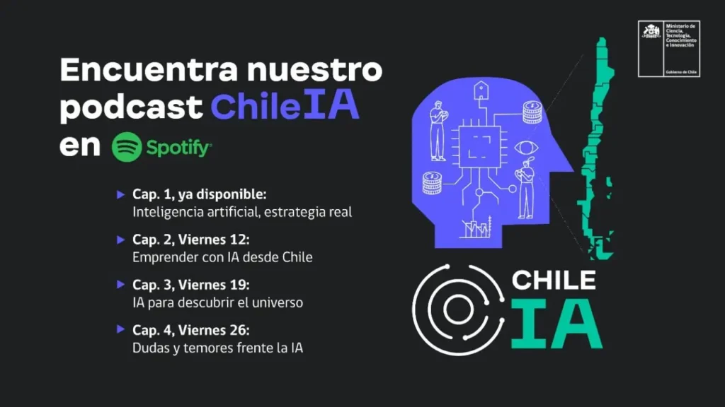 Ministerio de Ciencia estrena “Chile I.A.”, una serie de podcasts sobre Inteligencia Artificial