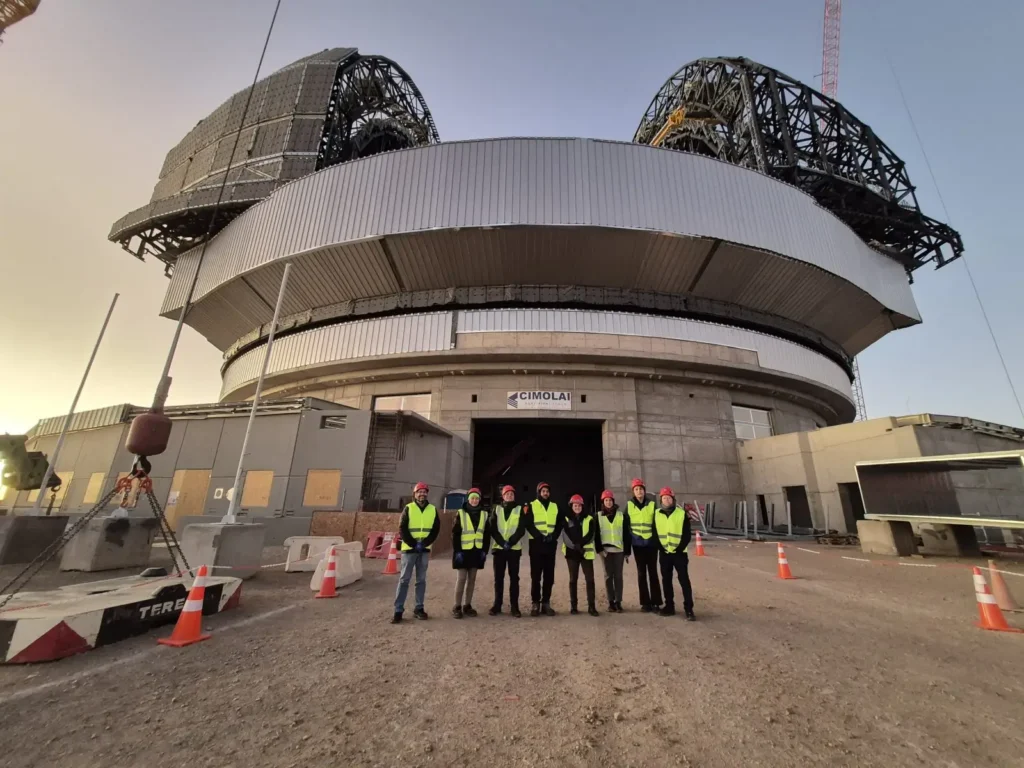 Comisión de expertos en iluminación y observación astronómica de MinCiencia viaja a Antofagasta y visita el Extremely Large Telescope en Paranal